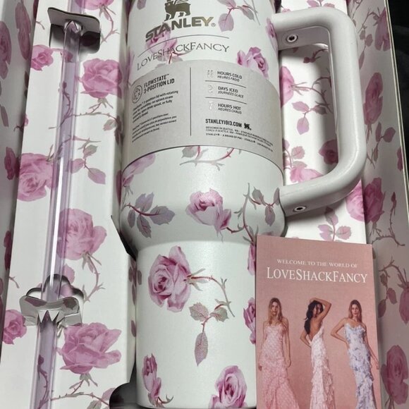 Limited Edition Stanley x Love Shack Fancy Quencher 40oz - Picture 3 of 3